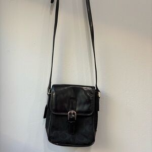 Vintage Coach Logo Mini Crossbody